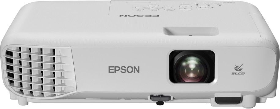 Epson EB-E01 (3300 Im / Wireless / Remote Controller) Portable XGA 3LCD Projector  (White)
