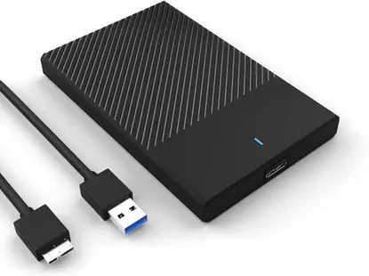 ULTRABYTES 1 TB External Hard Disk Drive (HDD)  (Black)