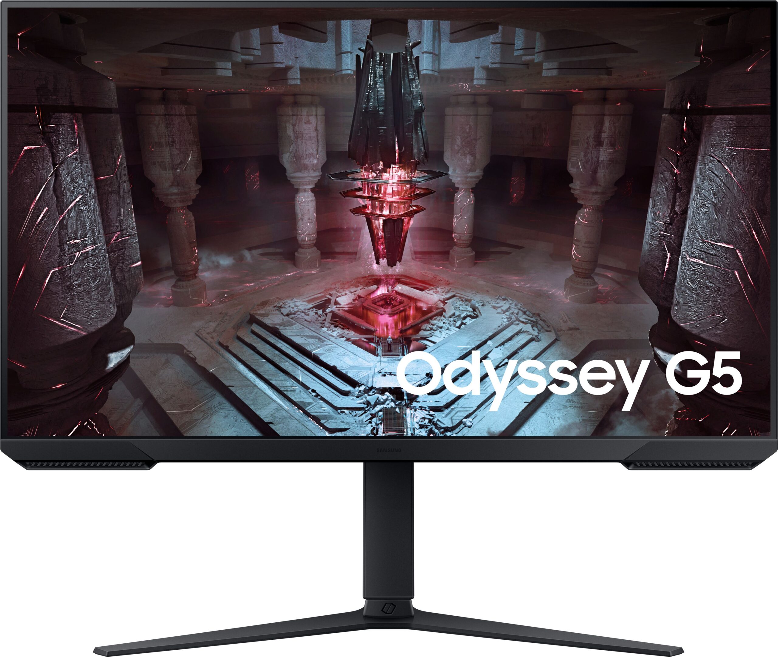 Samsung Odyssey G5 81.28 cm (32 inch) UWQHD VA Panel with HDR10, Height Adjustable Stand, Flat Gaming Monitor (LS32CG510EWXXL)  (AMD Free Sync, Response Time: 1 ms, 165 Hz Refresh Rate)